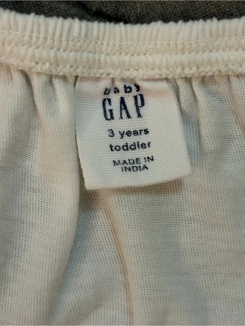 Girls 3T ~ baby GAP ~ White Puff-Sleeve Top with Pale Yellow Eyelet Skirt Dress